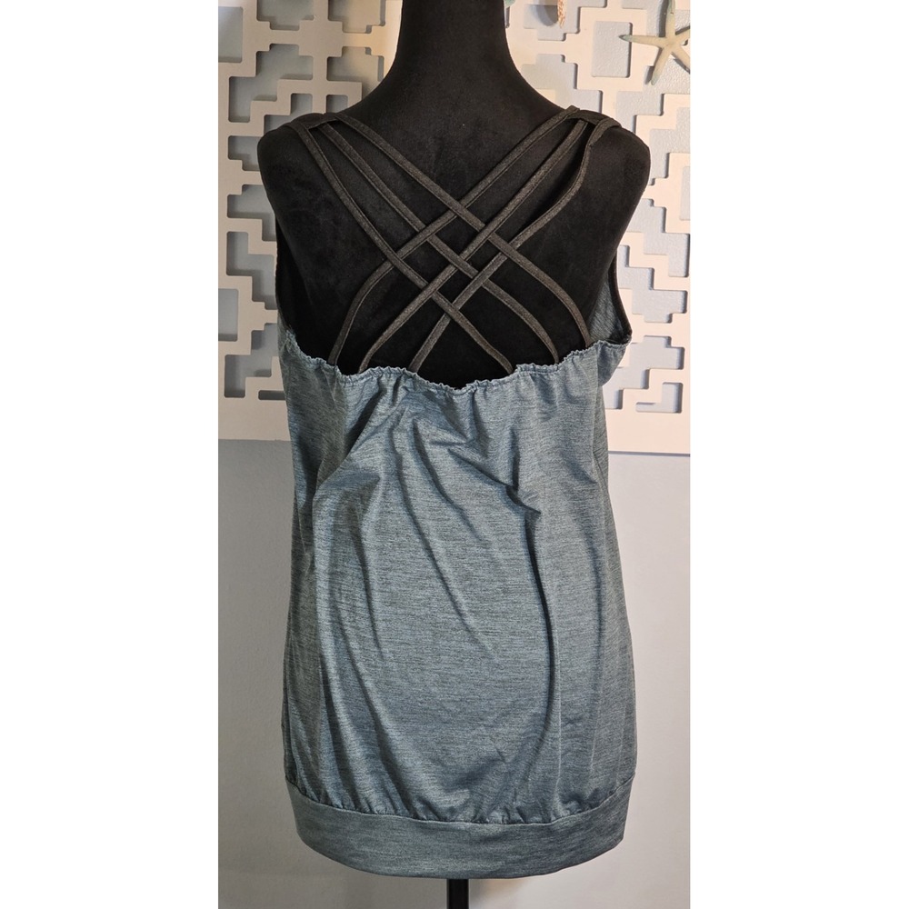 MIUSEY Tank Top Size XL criss-cross straps in back Loose Fit Women's